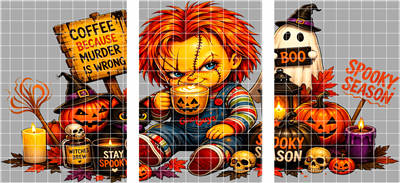 16oz Halloween-J  2445